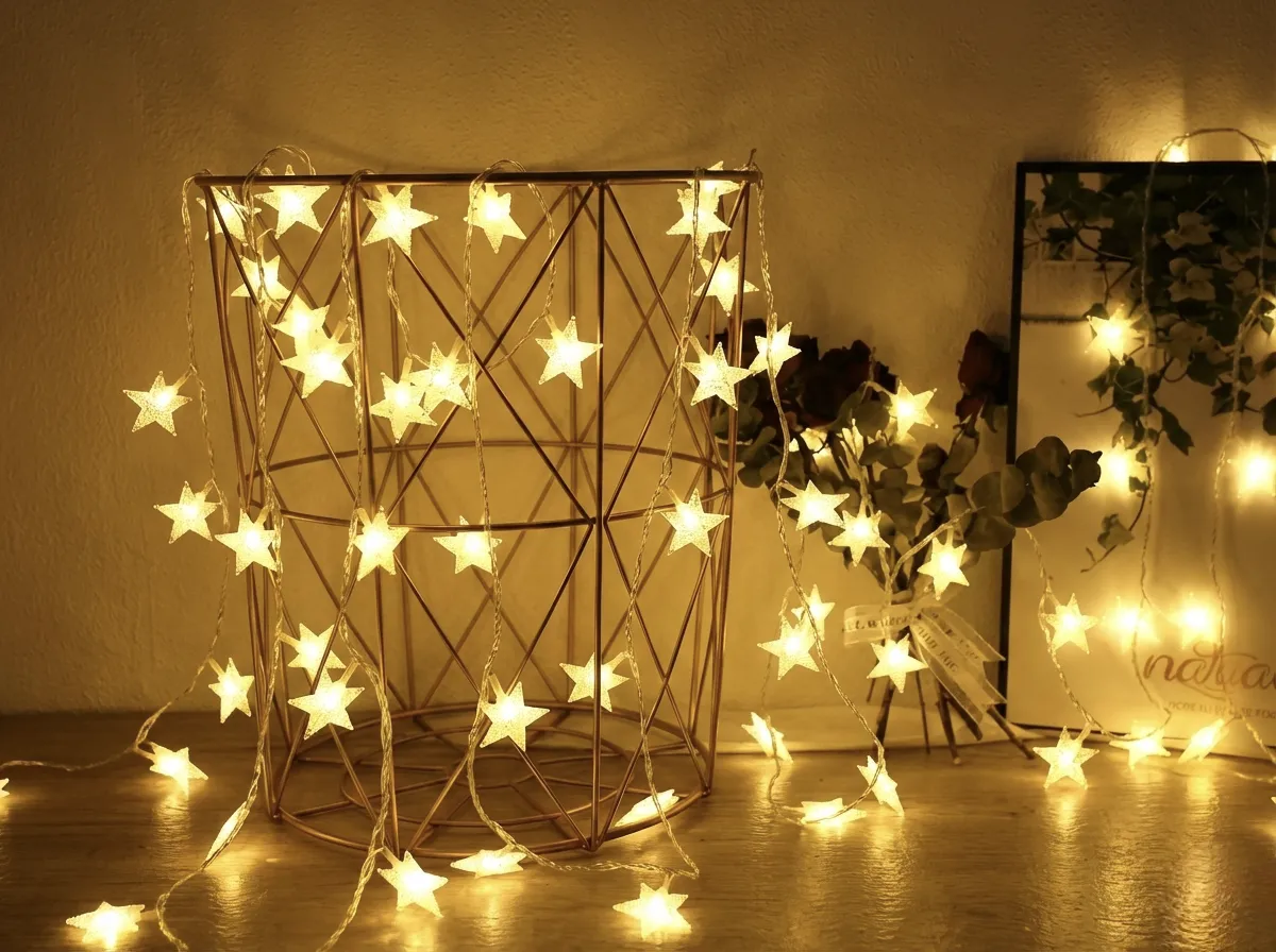 X4Cart Mini Star String Light 16 LED String Light Plug-in
