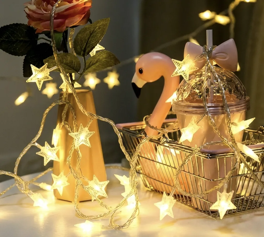 X4Cart Mini Star String Light 16 LED String Light Plug-in